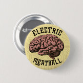E-Meatball-Aufkleber Button (Vorne & Hinten)