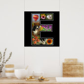 E Monogramm Erstellen Sie Ihre eigene 8-Collage Sc Poster (Küche)