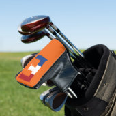 E Monogramm überlagert auf NLD-Flagge auf oder auf Golf Headcover (In Situ)