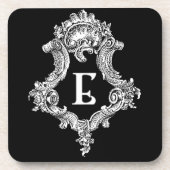 E Monogramm Untersetzer (Vorderseite)