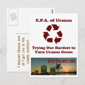 E.P.A. Uranus Postkarte (Vorne/Hinten)