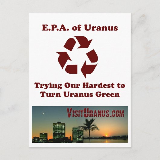 E.P.A. Uranus Postkarte (Vorderseite)