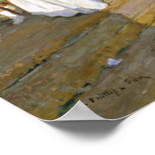 E. Phillips Fox The Ferry Poster (Ecke)