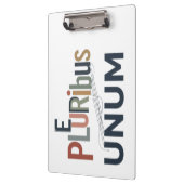 "E Pluribus Unum - Design for Unity Klemmbrett (Links)