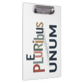 "E Pluribus Unum - Design for Unity Klemmbrett (Rechts)