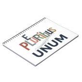 "E Pluribus Unum - Design for Unity Notizblock (Linke Seite)
