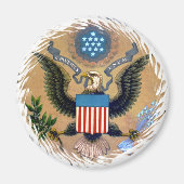E Pluribus Unum Patriotische USA Magnet (Vorne)