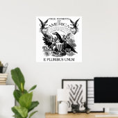 E Pluribus Unum Poster (Heimbüro)
