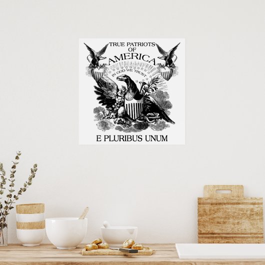 E Pluribus Unum Poster (Küche)