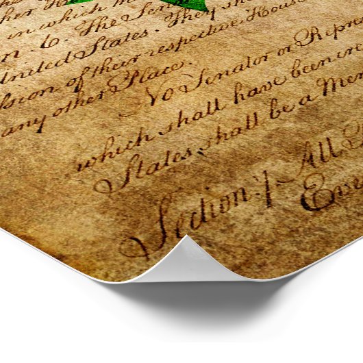 E Pluribus Unum Poster (Ecke)