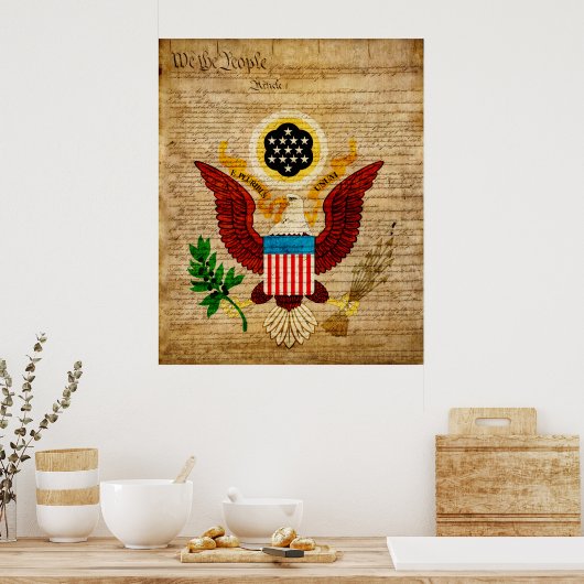 E Pluribus Unum Poster (Küche)