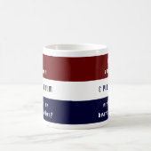 E Pluribus Unum Red White und Blue Kaffeetasse (Mittel)