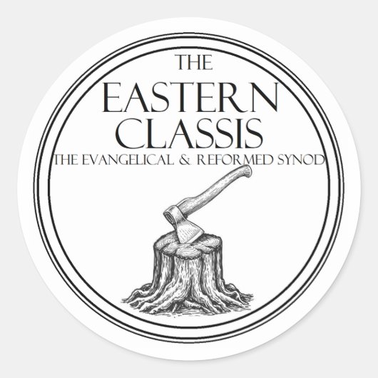 E&R-Synode Eastern Classis-Aufkleber Runder Aufkleber (Vorderseite)