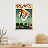 E Race 2008 'aged' print Poster (Küche)