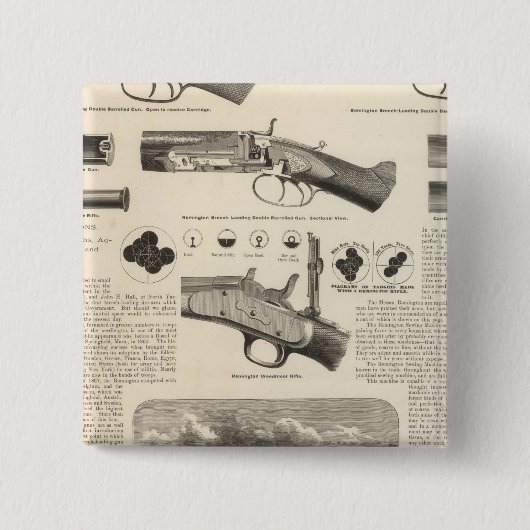 E Remington and Sons Button (Vorderseite)