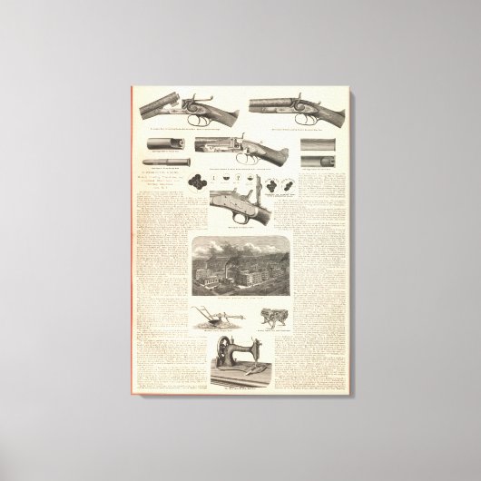 E Remington and Sons Leinwanddruck (Vorderseite)