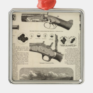 E Remington and Sons Ornament Aus Metall