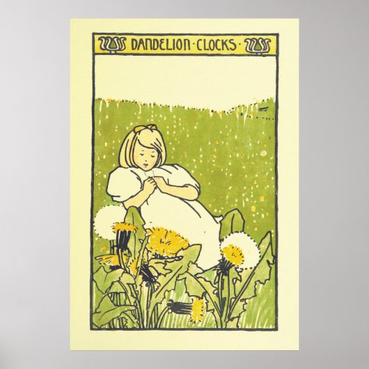 E. Richardson Vintage Poster niedlich Girl (Vorne)