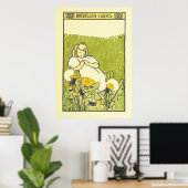 E. Richardson Vintage Poster niedlich Girl (Heimbüro)