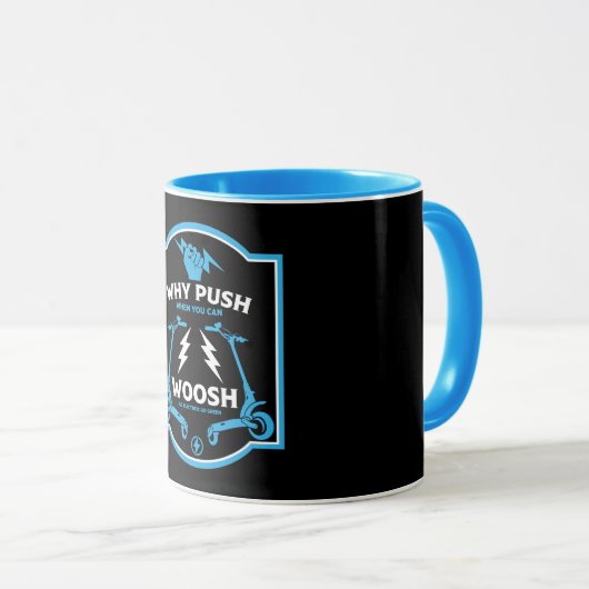 E-Roller Tasse (VorderseiteRechts)