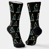 E-Scooter-Strichmännchen Socken (Gewinkelt)