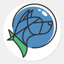 E-Scout-Aufkleber Runder Aufkleber