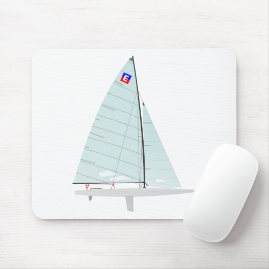 E-Scow, der Segelboot onedesign Klasse läuft Mousepad (Mit Mouse)