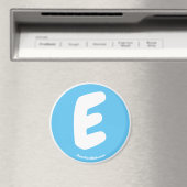 E Sky Blue Kühlschrank Magnet (In Situ (Geschirrspüler))