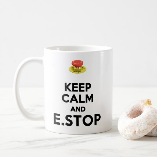 E STOP KAFFEETASSE (Mit Donut)