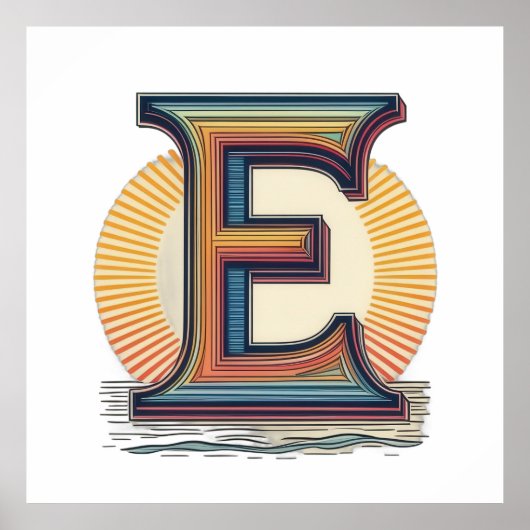 E Strahlung Poster (Vorne)