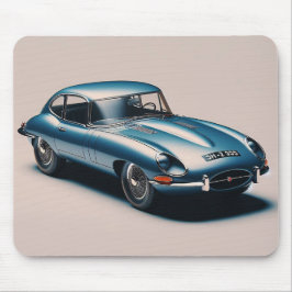 E-Typ Jaguar Coupe (blau) Mousepad