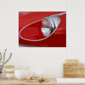 E-TYP JAGUAR-KOPFLICHT POSTER (Küche)