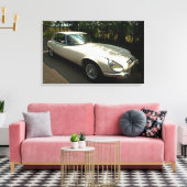 E-Type Jaguar Leinwanddruck (Insitu (Wohnzimmer))