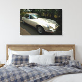 E-Type Jaguar Leinwanddruck (Insitu (Schlafzimmer))
