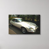 E-Type Jaguar Leinwanddruck (Vorderseite)
