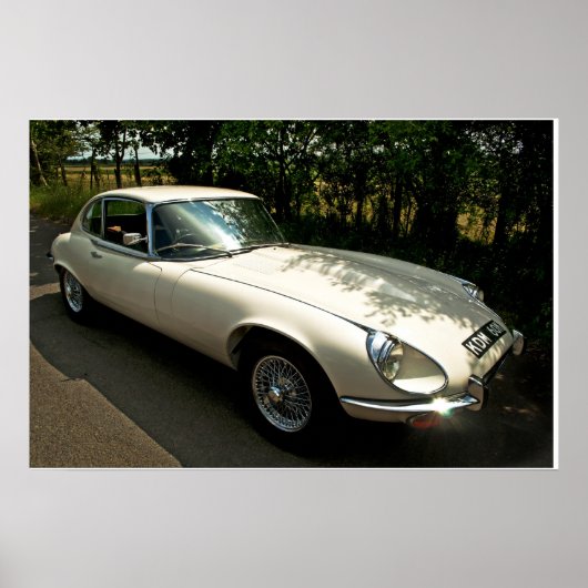 E-Type Jaguar Poster (Vorne)
