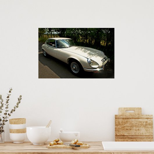 E-Type Jaguar Poster (Küche)