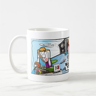 E und B "Tanz wie Sie haben nie." Weiße Tasse