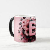 E Valentine Alphabet 3D Verwandlungstasse (Vorderseite Links)