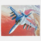 EA-18G GROWLER FLEECEDECKE (Vorderseite (Horizontal))