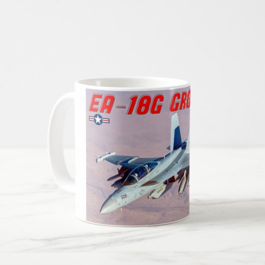 EA-18G GROWLER KAFFEETASSE (Vorderseite Links)