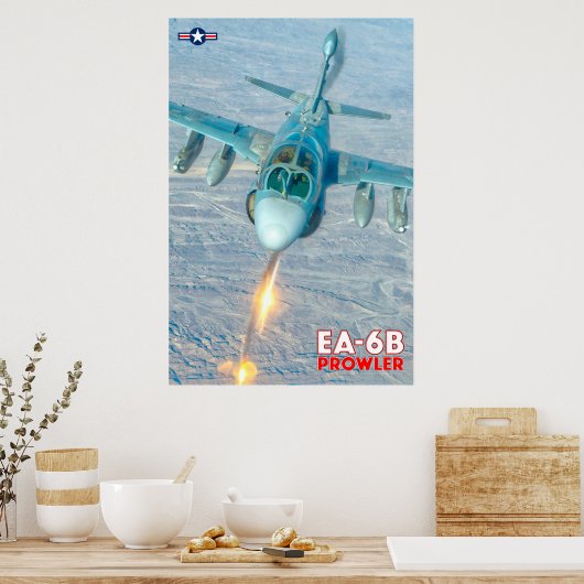 EA-6B PROWLER - FLARES! POSTER (Küche)
