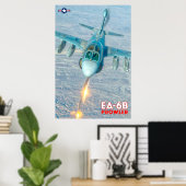 EA-6B PROWLER - FLARES! POSTER (Heimbüro)