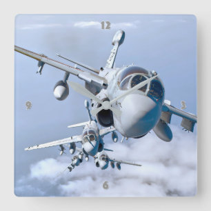 EA-6B PROWLER QUADRATISCHE WANDUHR