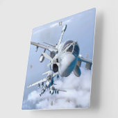 EA-6B PROWLER QUADRATISCHE WANDUHR (Winkel)