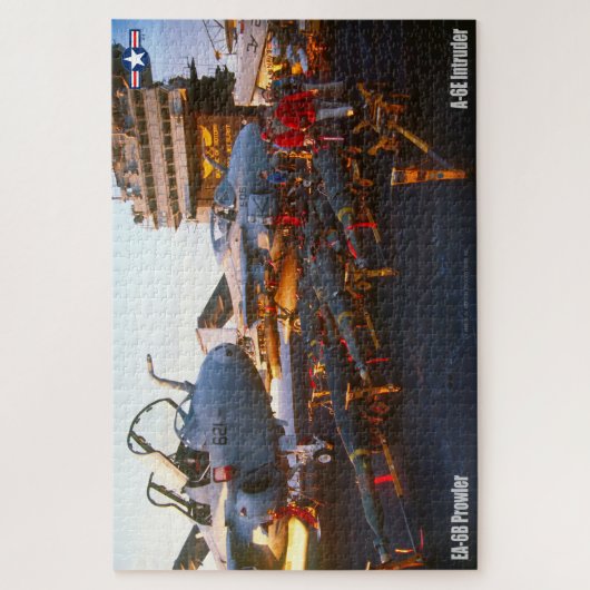 EA-6B PROWLER und A-6E-INTRUDER (20x30 INCH) Puzzle (Vertikal)