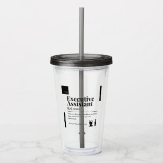 EA Definition Clear Tumbler Acryltrinkbecher