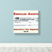 EA Leinwand des US-Finanzexpertenbüros (Insitu (Holzboden))