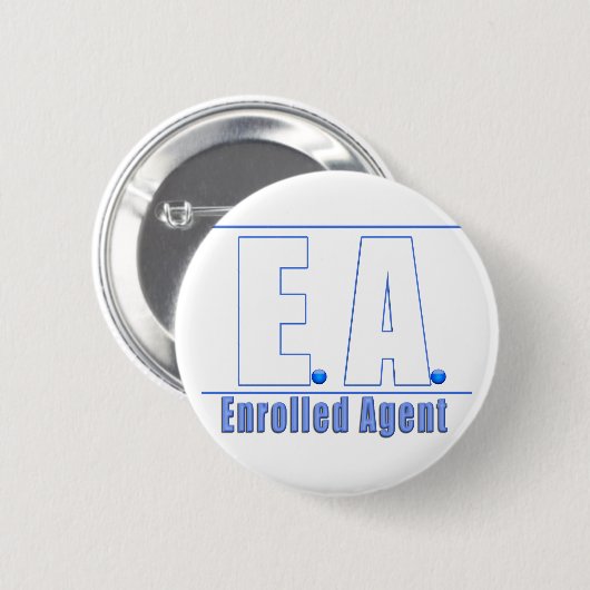EA LOGO1 ENROLLED AGENT BUTTON (Vorne & Hinten)