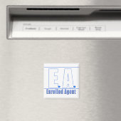 EA LOGO1 ENROLLED AGENT MAGNET (In Situ (Geschirrspüler))